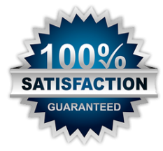 100% satisfaction guaranteed